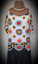 Load image into Gallery viewer, Retro Style Crochet Design Lace Look Top Isabella Boho