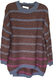 Aspen Stripe Knit Jumper Miracle Fashion 