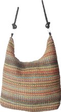 Load image into Gallery viewer, Stripe Straw Hobo Bag 