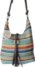 Load image into Gallery viewer, Stripe Straw Hobo Bag