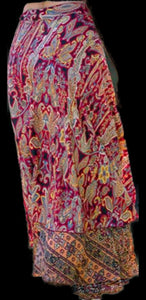 Wine Gold Wrap Skirt Cienna Designs Australia 