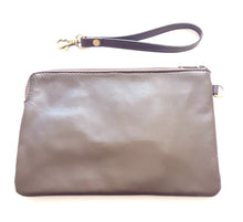 Load image into Gallery viewer, Leather and Cowhide Clutch - Detroit - The Design Edge