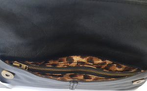 Cadelle Leather Soft Clutch Luna
