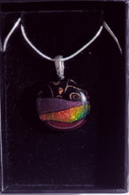 Load image into Gallery viewer, Fusion Moon Dichroic Glass Pendant Liquid Crystal Australia