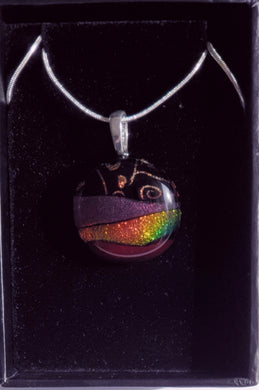 Fusion Moon Dichroic Glass Pendant Liquid Crystal Australia