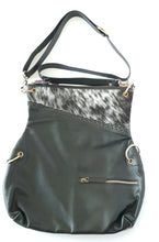 Load image into Gallery viewer, Leather and Cowhide 3 Way Sling Bag Paris The Design Edge