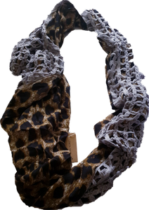 Infinity Snood Scarf Grey