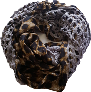 Infinity Snood Scarf Grey