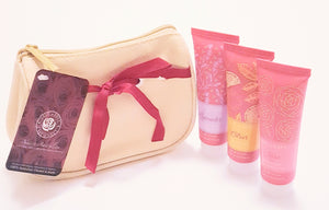 Sasy n Savy Trio Mini Hand Cream in Cosmetic Bag