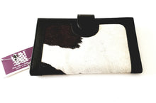 Load image into Gallery viewer, Leather and Cowhide Large Ladies Wallet Los Angeles The Design Edge