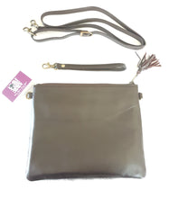 Load image into Gallery viewer, Leather and Cowhide Clutch Bag - Toronto - The Design Edge