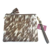 Load image into Gallery viewer, Leather and Cowhide Clutch Bag - Toronto - The Design Edge