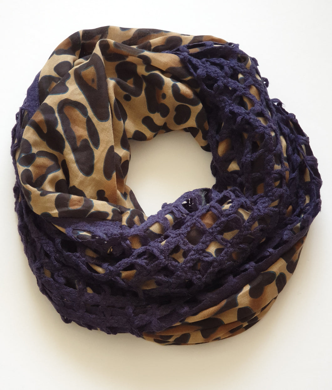 Infinity Snood Scarf Navy