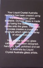 Load image into Gallery viewer, Fusion Moon - Dichroic Glass Pendant - Liquid Crystal Australia