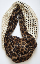 Load image into Gallery viewer, Infinity Snood Scarf Cream