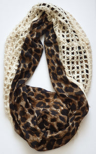 Infinity Snood Scarf Cream