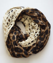 Load image into Gallery viewer, Infinity Snood Scarf Cream