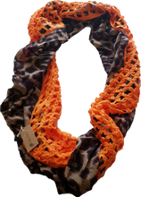 Load image into Gallery viewer, Infinity Snood Scarf Orange