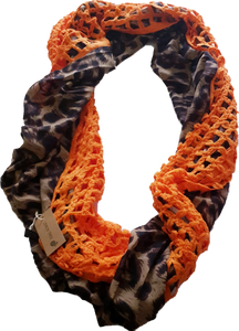 Infinity Snood Scarf Orange