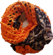 Load image into Gallery viewer, Infinity Snood Scarf Orange