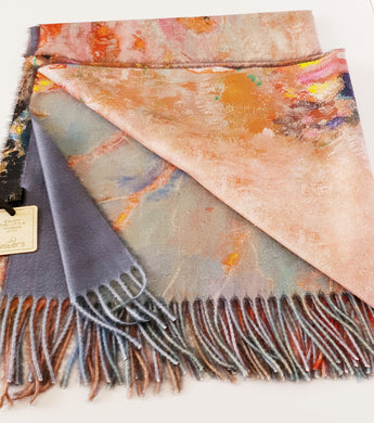 JJ Sisters Print Scarf Pastel