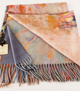 JJ Sisters Print Scarf Pastel