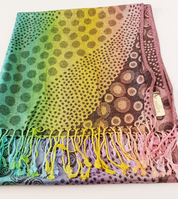 JJ Sisters Print Scarf Multi