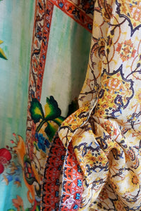 Wild Flower Print Silk Viscose Shirt Cienna Designs Australia