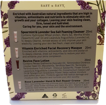 Load image into Gallery viewer, Sasy n Savy Cleanse Me Mini Facial Pack Combination to Oily